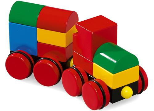 Brio Train empilable magnétique couleurs primaires